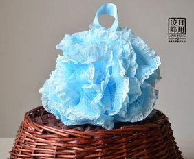 韩版日系蕾丝浴花 义乌凌峰日用品的精致沐浴体验